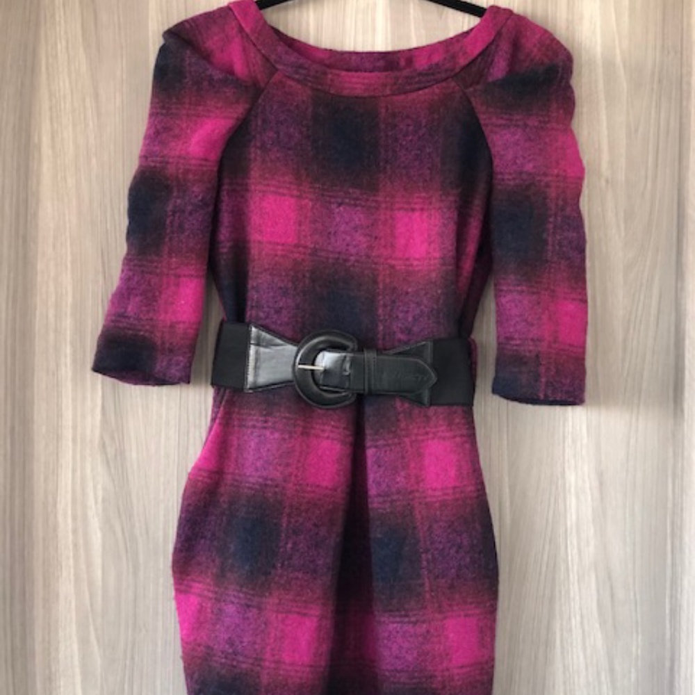 Miss Sixty CollectionPlaid Belted Dress